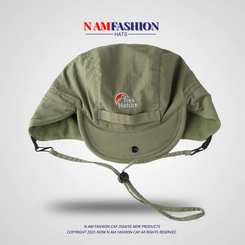 Women Fleece Ear Hat Warm Winter Cap White - Image 8