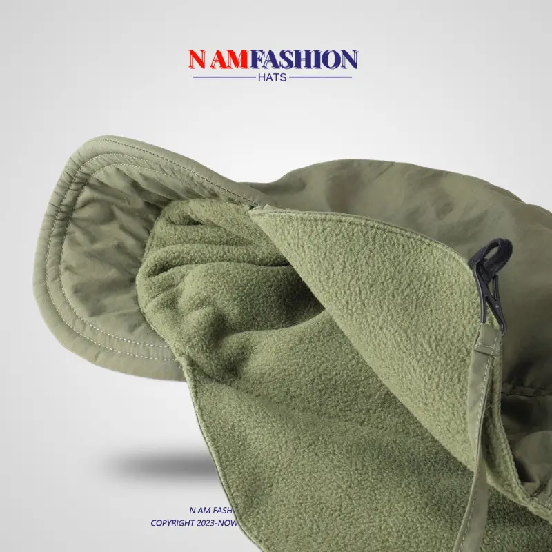 Women Fleece Ear Hat Warm Winter Cap White — feature 11