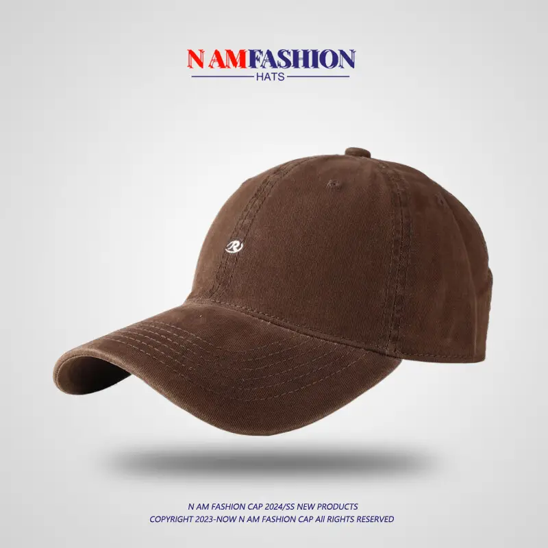 Maroon Embroidered Baseball Cap for Men Women