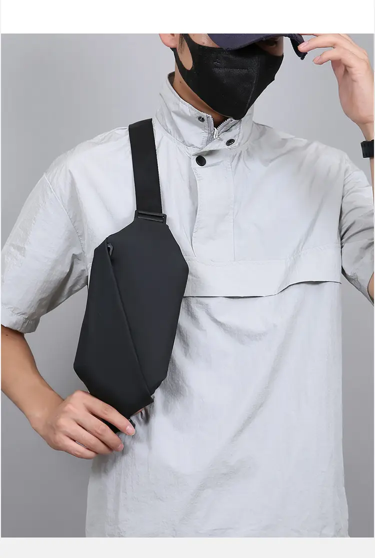Men's Waterproof Multi-Functional Phone Bag Black — feature 15