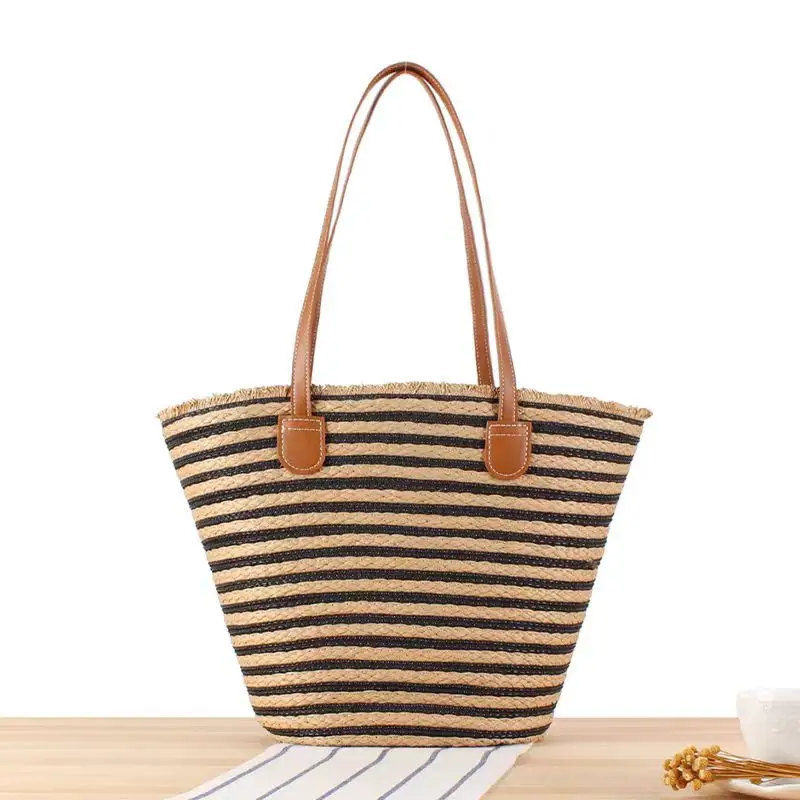 Vintage Niche Woven Beach Bag for Women 2026 - Image 12
