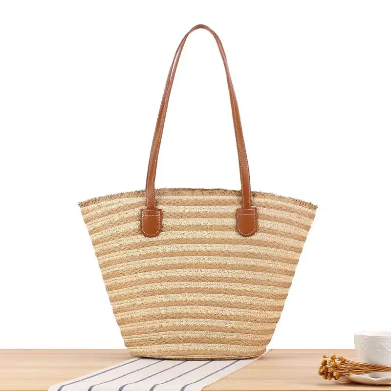 Vintage Niche Woven Beach Bag for Women 2026 - Image 14