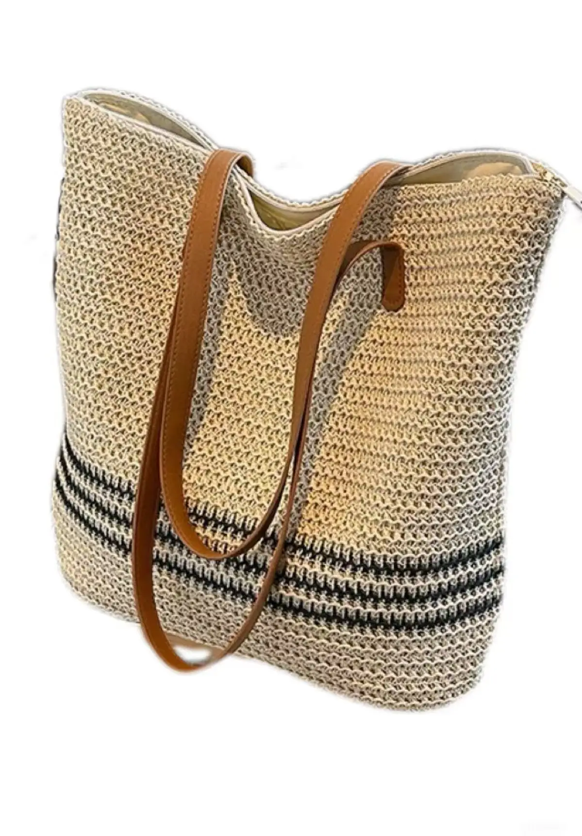 Vintage Niche Woven Beach Bag for Women 2026 - Image 24