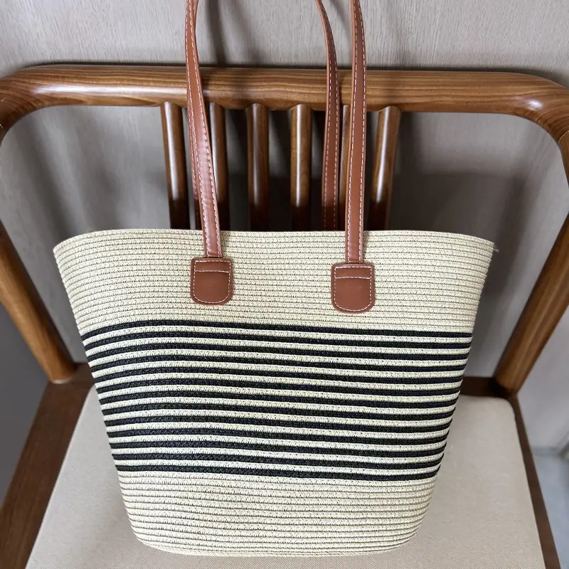 Vintage Niche Woven Beach Bag for Women 2026 - Image 3