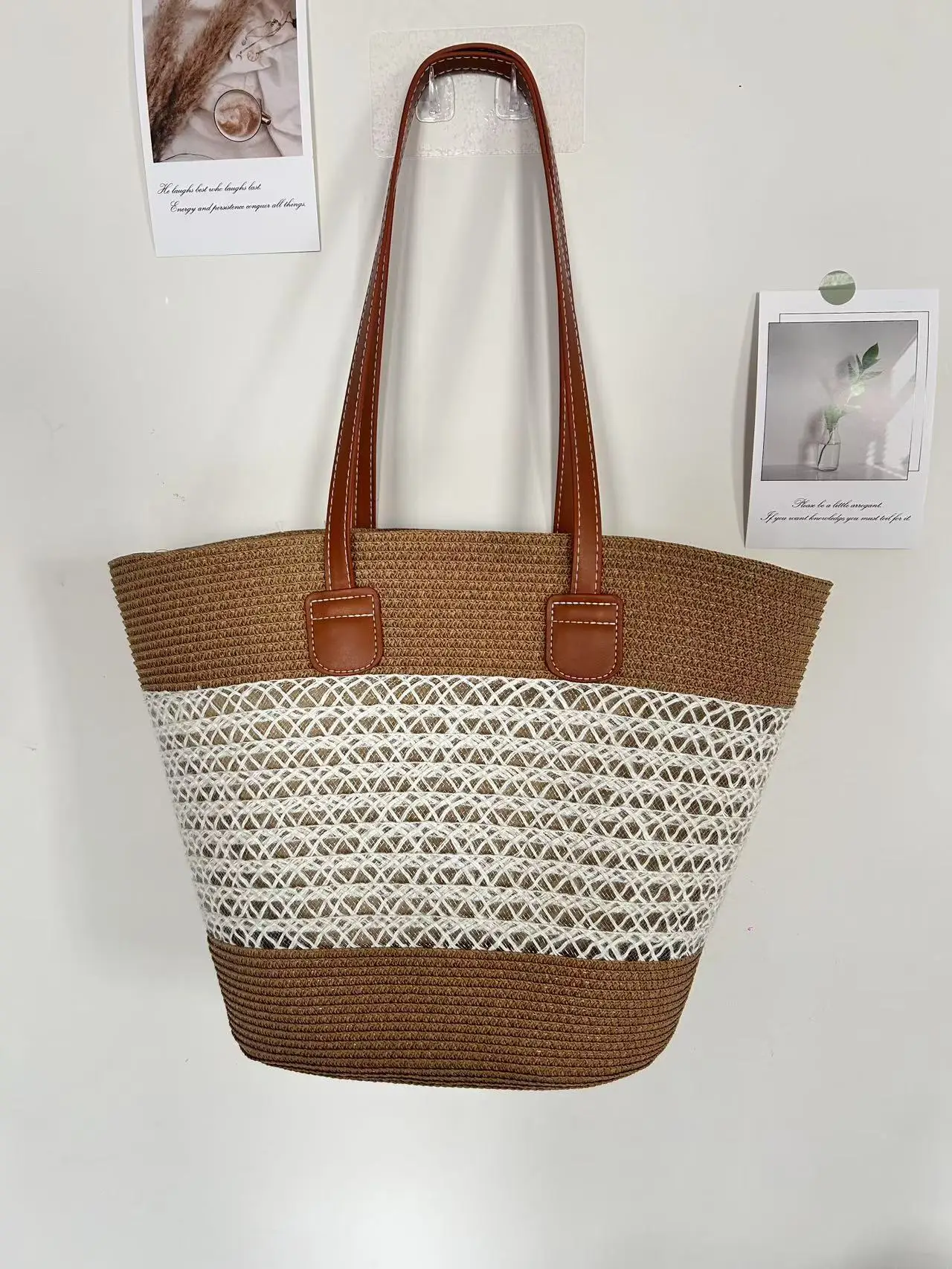 Vintage Niche Woven Beach Bag for Women 2026 - Image 32