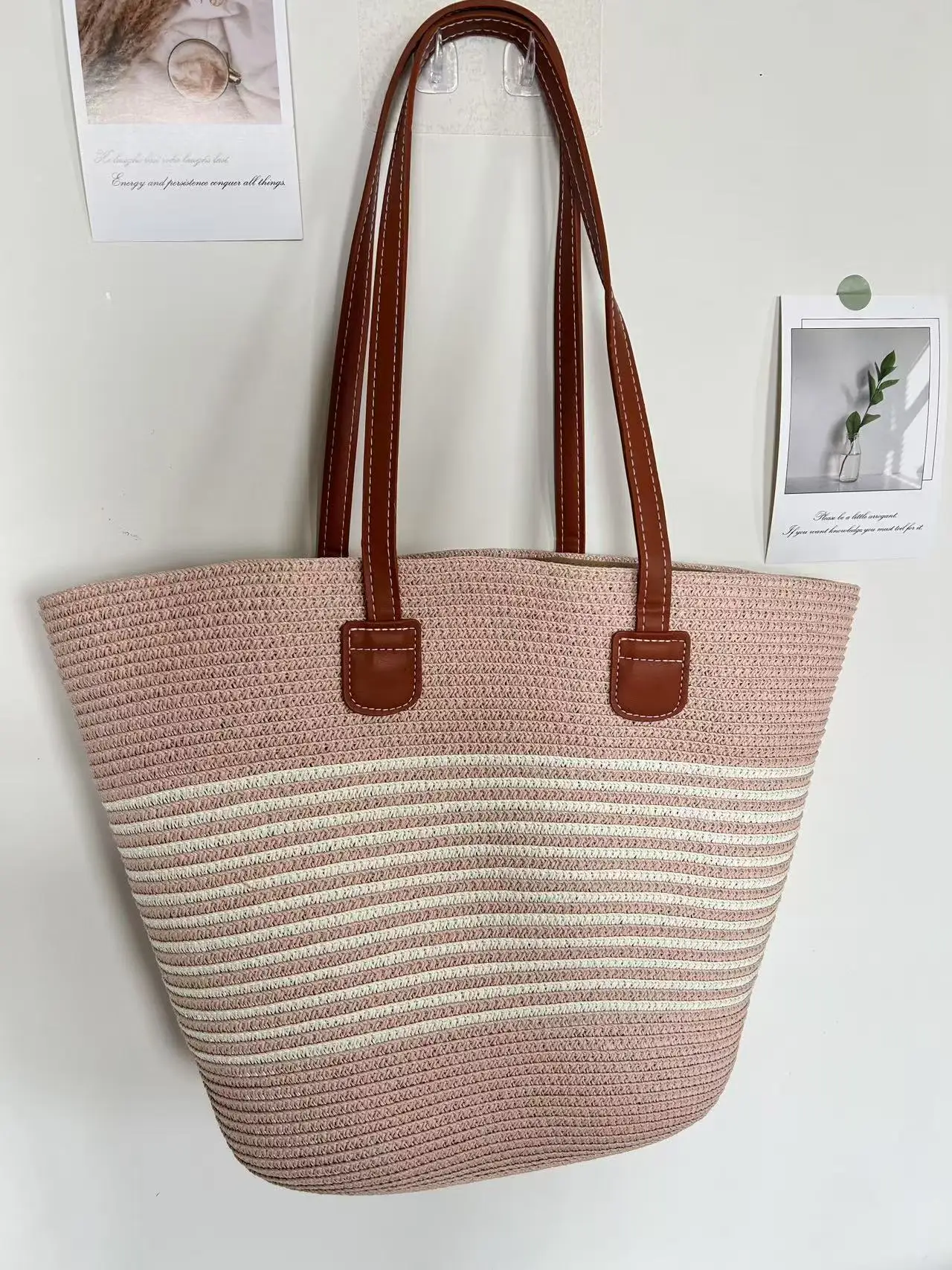 Vintage Niche Woven Beach Bag for Women 2026 - Image 34