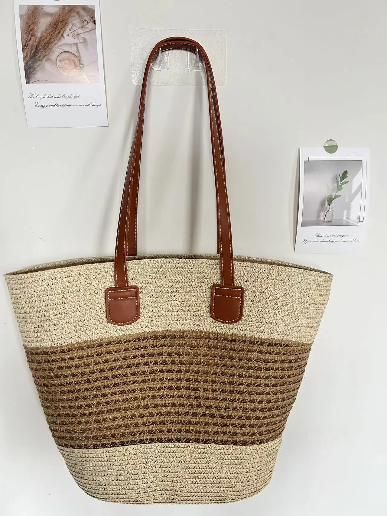 Vintage Niche Woven Beach Bag for Women 2026 - Image 35