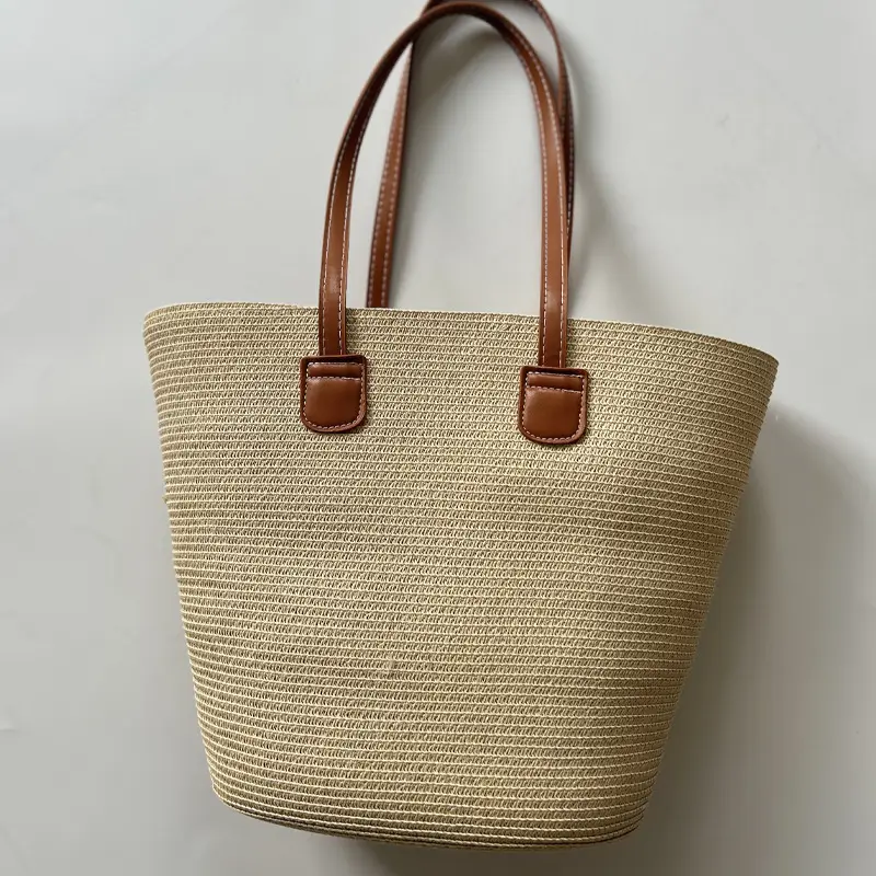 Vintage Niche Woven Beach Bag for Women 2026 - Image 8