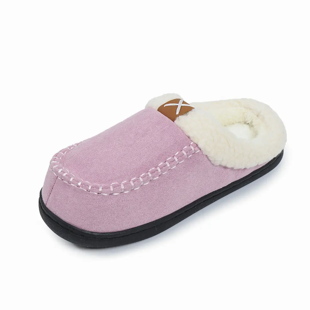 Cross-border Wholesale Mao Mao Slippers Mao Mouth Home Mark Shoes Warm Outer Wear fleece-lined Non-slip Thickened Outer Wear Cotton Slippers