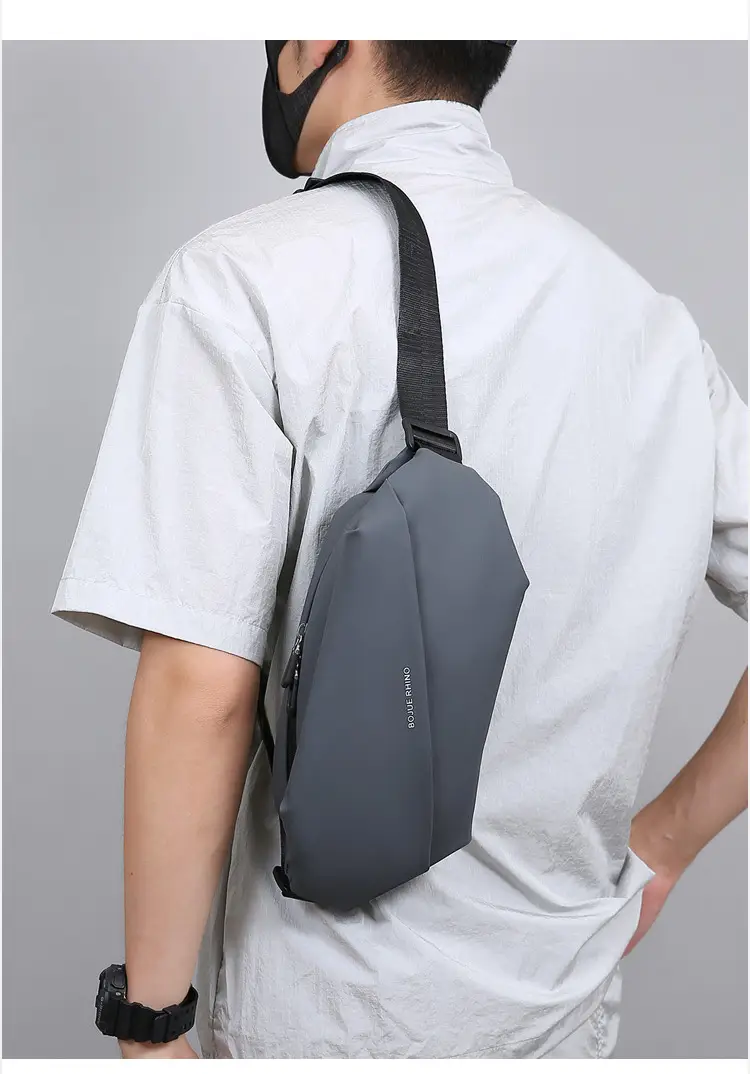 Men's New Fashion Crossbody Bag Black Large Capacity — feature 11