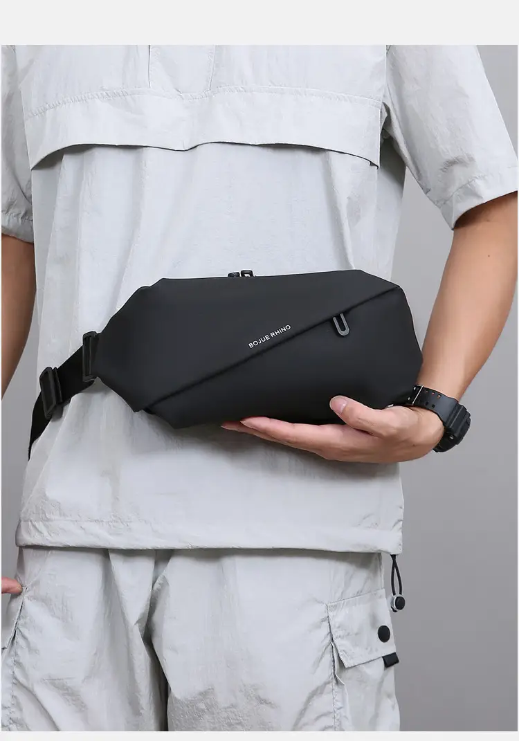 Men's New Fashion Crossbody Bag Black Large Capacity — feature 20