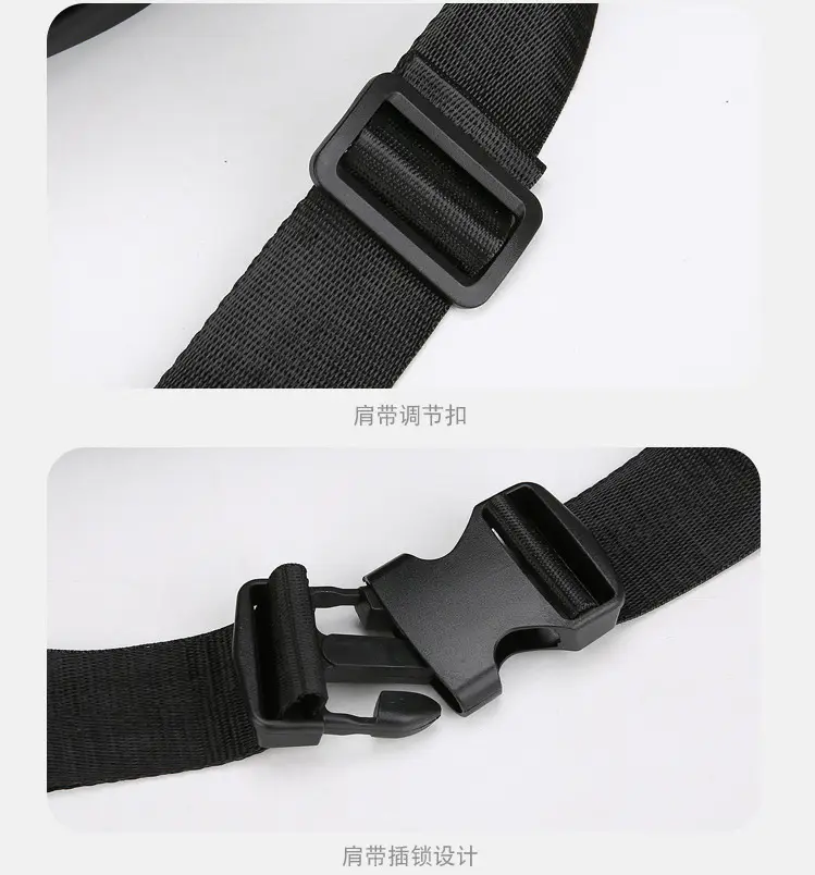 Men's New Fashion Crossbody Bag Black Large Capacity — feature 29