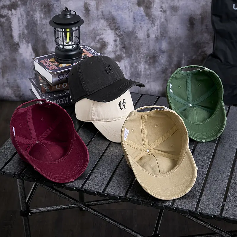 Vintage Embroidered Baseball Cap Men Women Brown - Image 12