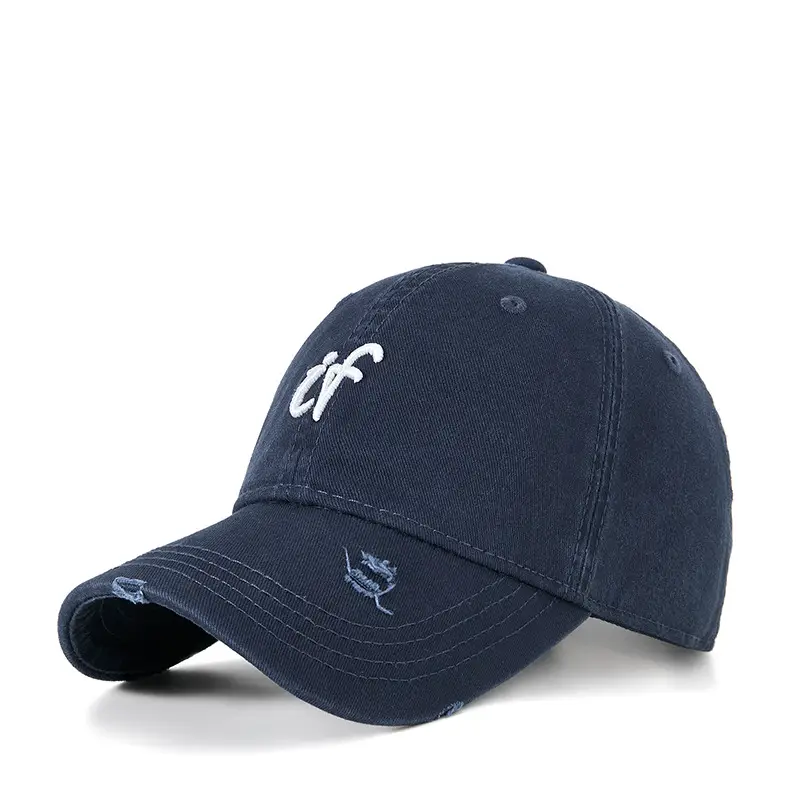 Vintage Embroidered Baseball Cap Men Women Brown - Image 2