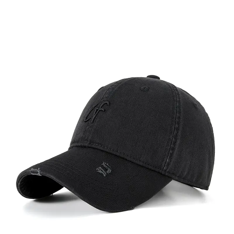 Vintage Embroidered Baseball Cap Men Women Brown - Image 3
