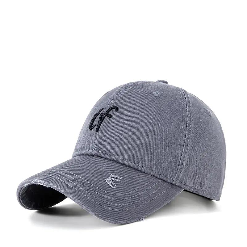Vintage Embroidered Baseball Cap Men Women Brown - Image 6