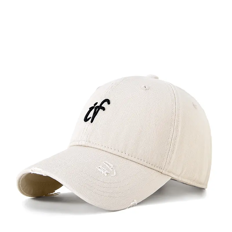 Vintage Embroidered Baseball Cap Men Women Brown - Image 9