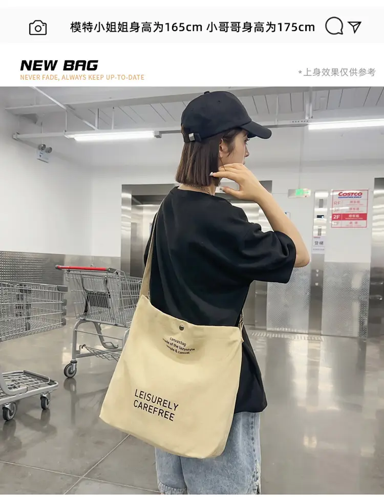 Canvas Vintage Crossbody Bag for Men Women Large Capacity — feature 10