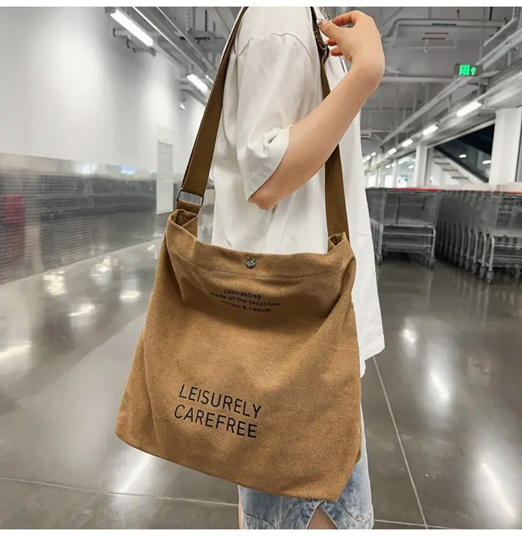 Canvas Vintage Crossbody Bag for Men Women Large Capacity — feature 26