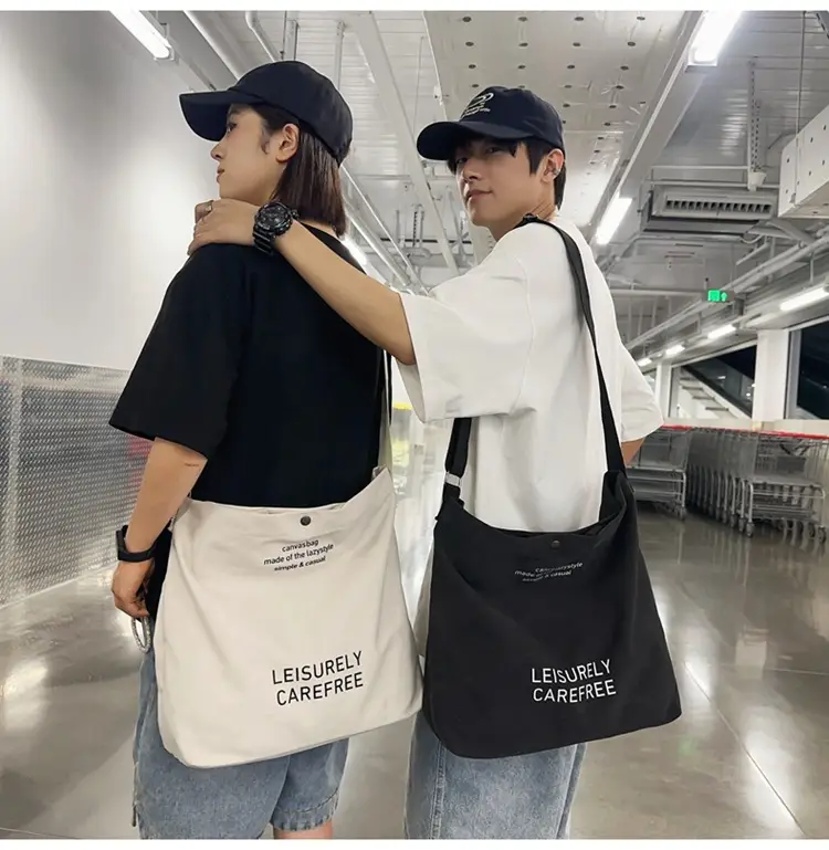 Canvas Vintage Crossbody Bag for Men Women Large Capacity — feature 28