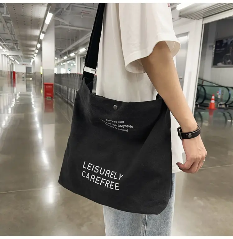 Canvas Vintage Crossbody Bag for Men Women Large Capacity — feature 44