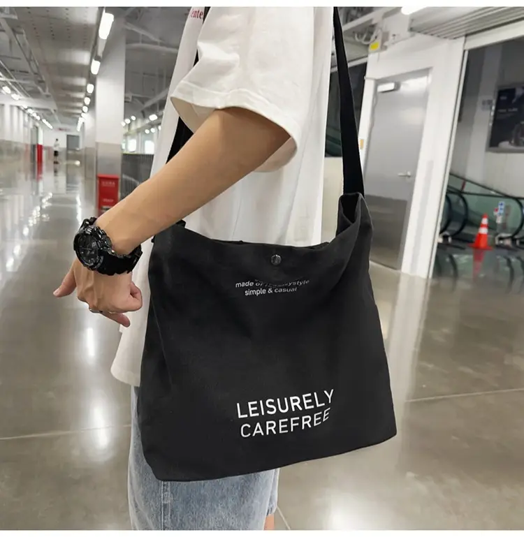 Canvas Vintage Crossbody Bag for Men Women Large Capacity — feature 45