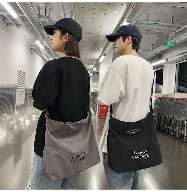 Canvas Vintage Crossbody Bag for Men Women Large Capacity — feature 48