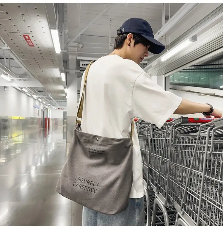 Canvas Vintage Crossbody Bag for Men Women Large Capacity — feature 50