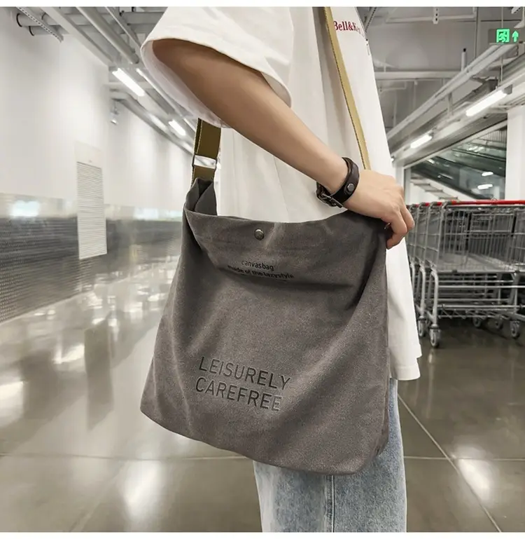 Canvas Vintage Crossbody Bag for Men Women Large Capacity — feature 53