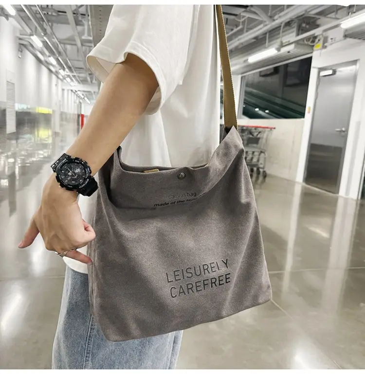 Canvas Vintage Crossbody Bag for Men Women Large Capacity — feature 55