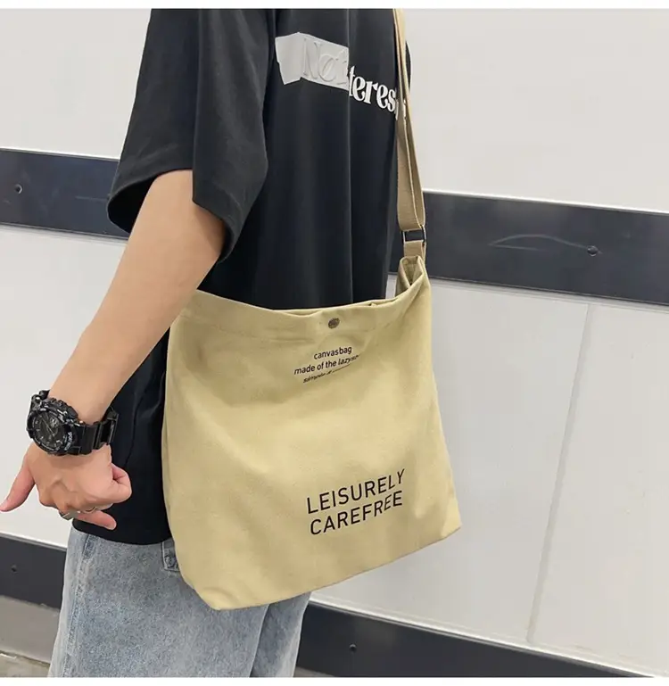 Canvas Vintage Crossbody Bag for Men Women Large Capacity — feature 62