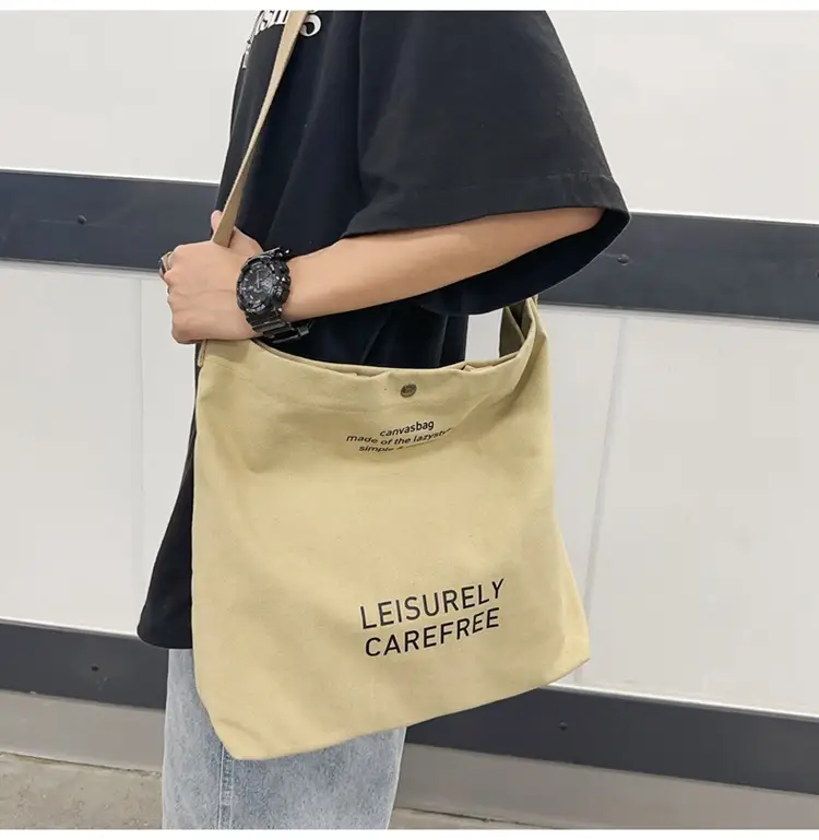 Canvas Vintage Crossbody Bag for Men Women Large Capacity — feature 64