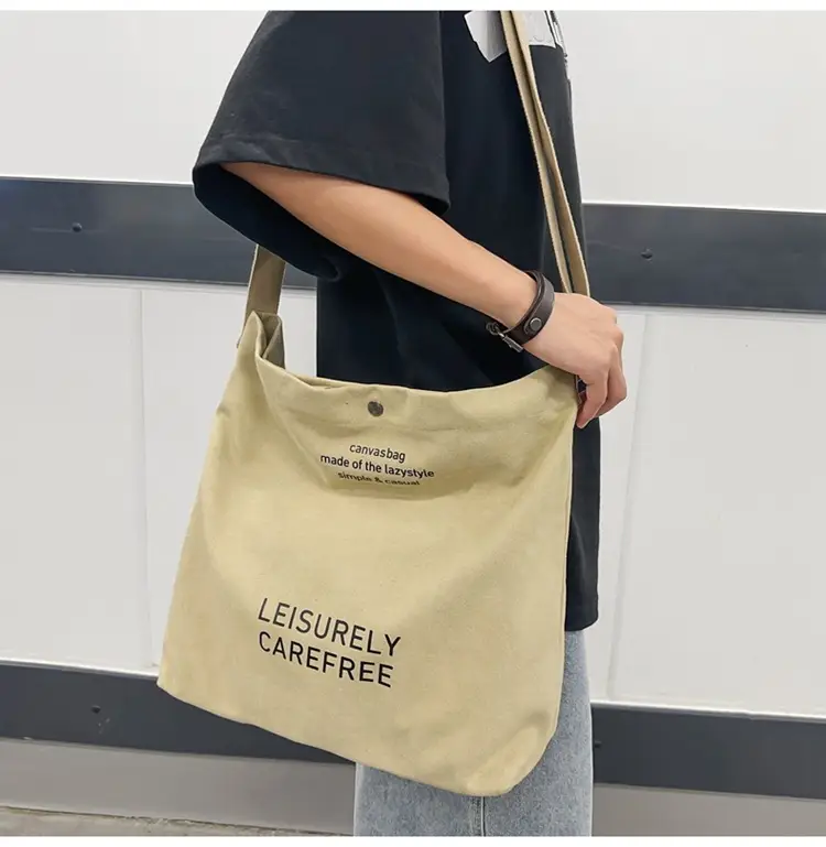 Canvas Vintage Crossbody Bag for Men Women Large Capacity — feature 66