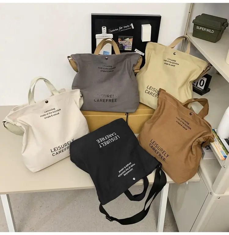Canvas Vintage Crossbody Bag for Men Women Large Capacity — feature 67