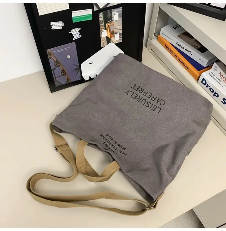 Canvas Vintage Crossbody Bag for Men Women Large Capacity — feature 75