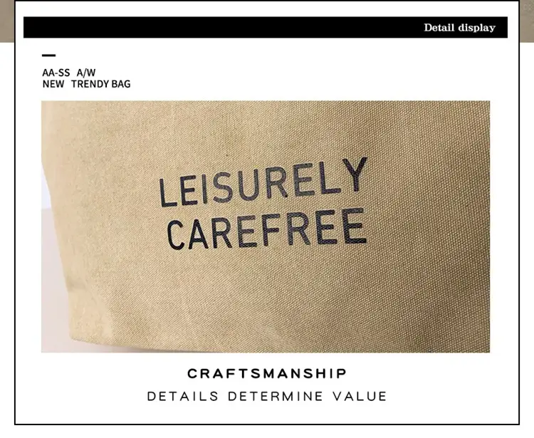 Canvas Vintage Crossbody Bag for Men Women Large Capacity — feature 8