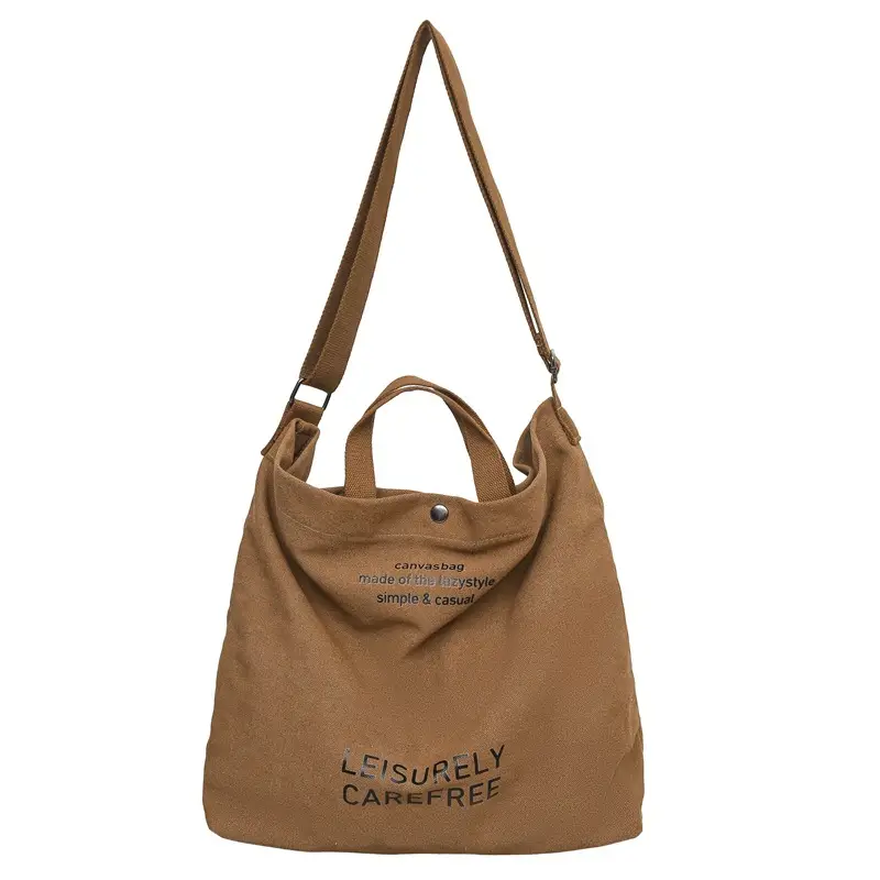 Canvas Vintage Crossbody Bag for Men Women Large Capacity - Image 2