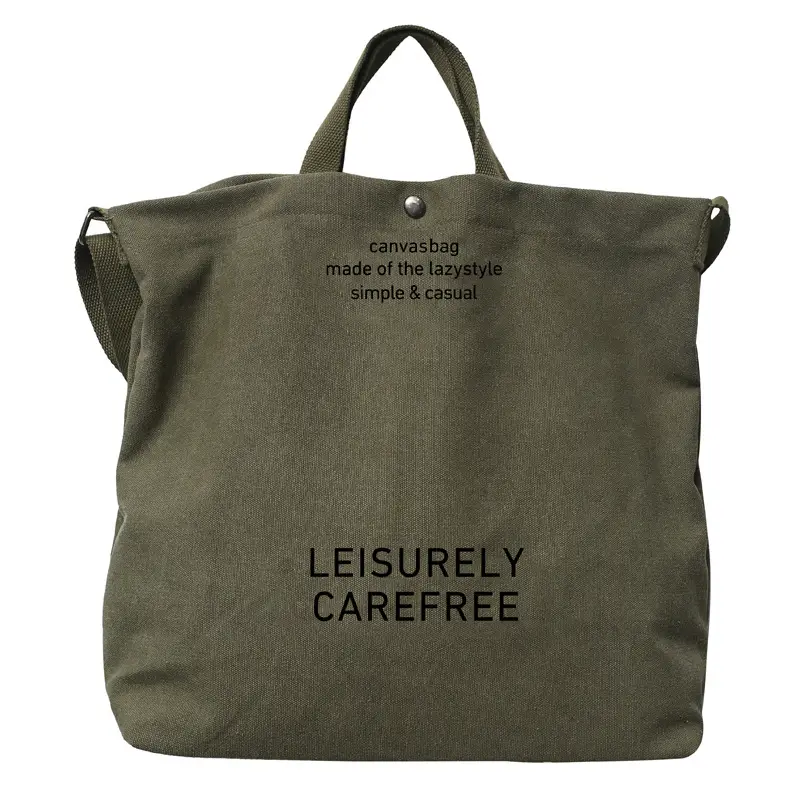 Canvas Vintage Crossbody Bag for Men Women Large Capacity - Image 5
