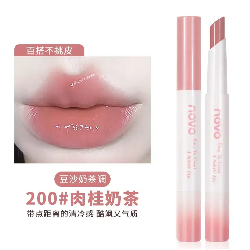 Novo Charming Color Transparent Lipstick 177# Red Tea Glaze - Image 5