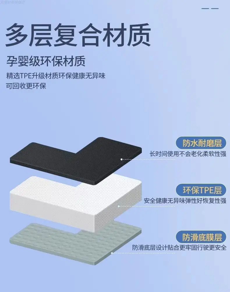 Suitable for 2024 GAC Hao Platinum HT special trunk mat TPE waterproof modified accessories car back trunk — feature 14