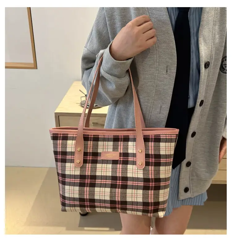 Plaid Striped Shoulder Bag for Women 2024 — feature 19