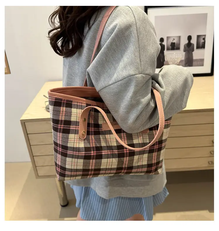 Plaid Striped Shoulder Bag for Women 2024 — feature 20