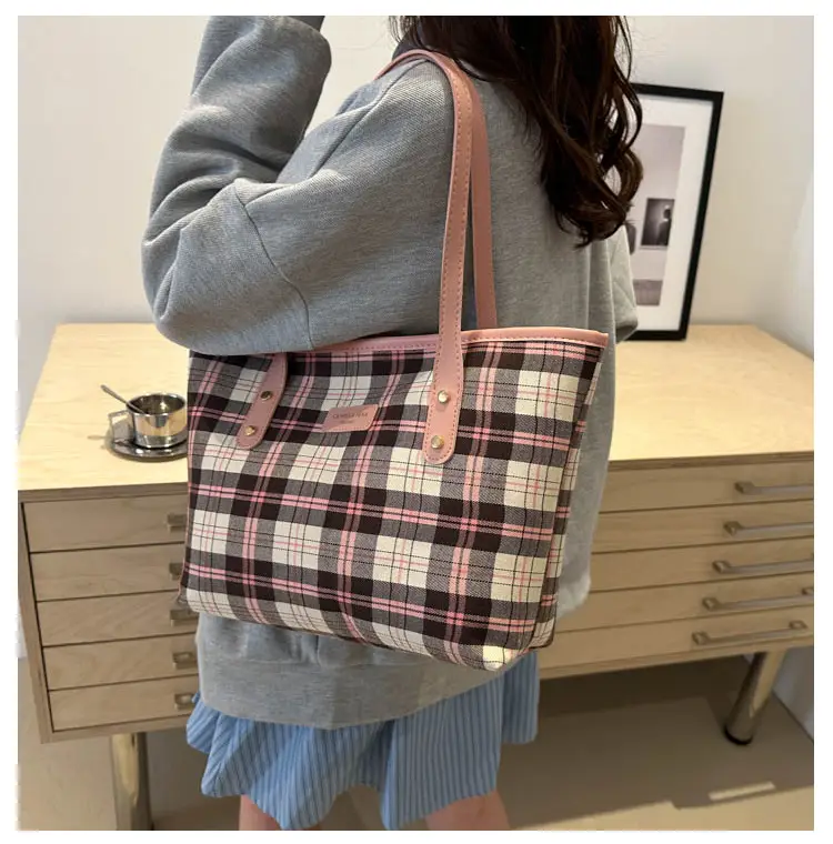 Plaid Striped Shoulder Bag for Women 2024 — feature 21