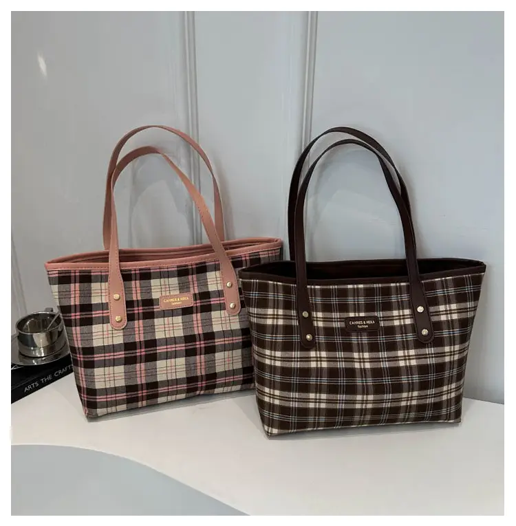 Plaid Striped Shoulder Bag for Women 2024 — feature 25