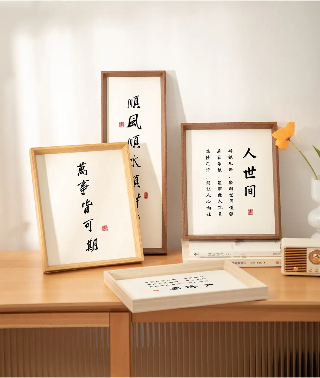 A4 Wooden Photo Frame 6-inch Photo Frame Hanging Wall Photo Frame Set Table Custom Solid Wood Picture Frame 8-inch 10-inch Photo Wall — feature 10