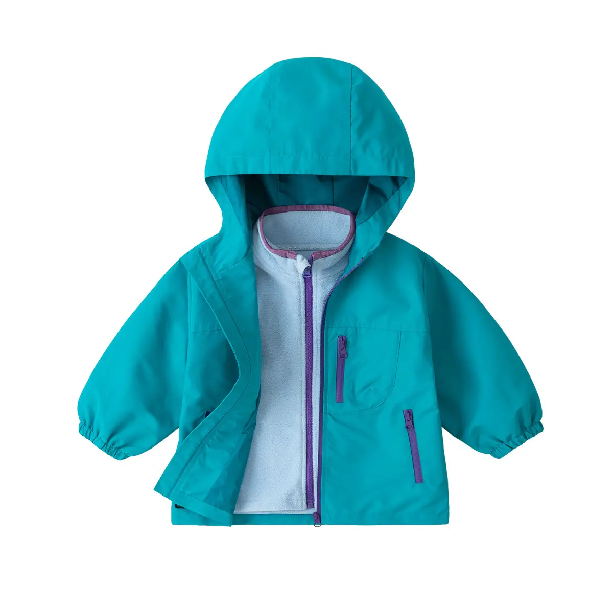 Children's Triple Protection Jacket Blue Yellow Spring Wear - Image 7