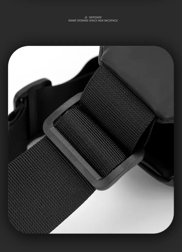 Men's Black Crossbody Bag Casual Sports Wear — feature 25