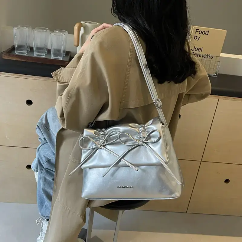 Korean Style Transparent Bow Bag Women 2023 - Image 7