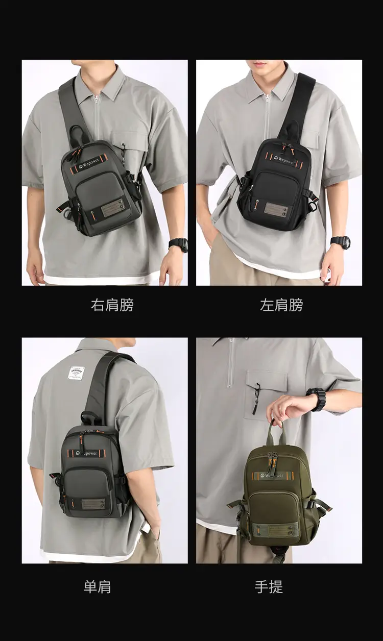 WEPOWER Multi-Color Shoulder Messenger Bag for Daily Use — feature 7