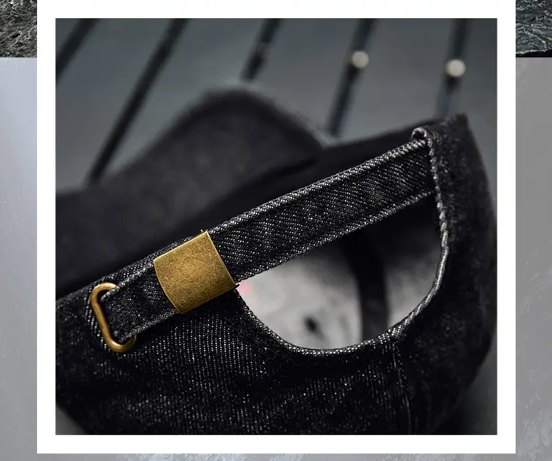 American Street Butterfly Denim Cap Vintage Washed — feature 17